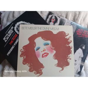 Three Vintage Vinyl Bette Midler Albums